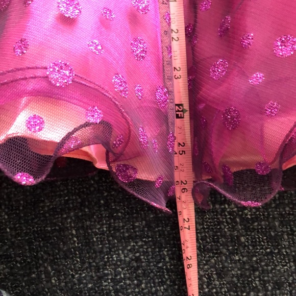 Party dress size 8 magenta w bling - Picture 10 of 16